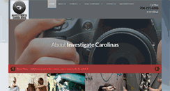 Desktop Screenshot of investigatecarolinas.com