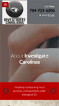 Mobile Screenshot of investigatecarolinas.com